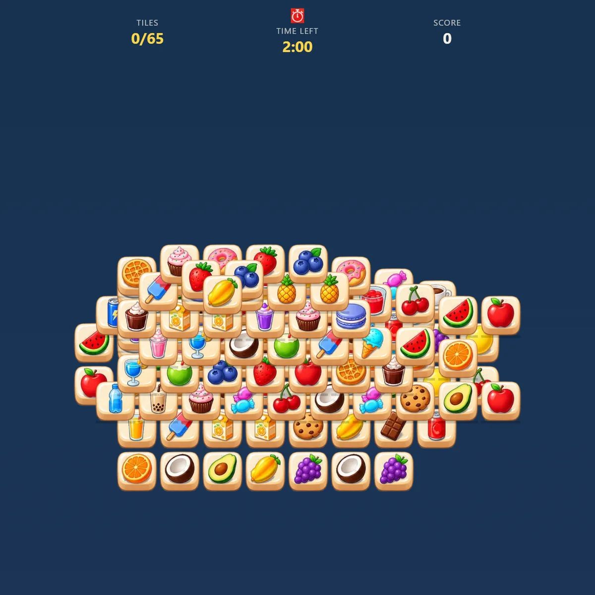 Dashgo tile-match gameplay board